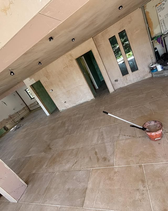 Floor tiling with leveling system South Wales